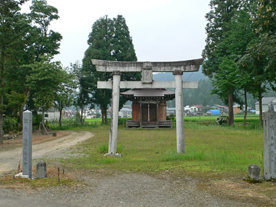 大和町茗荷沢新田の稲荷神社