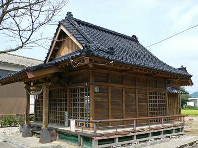 村上市藤沢の大神宮拝殿