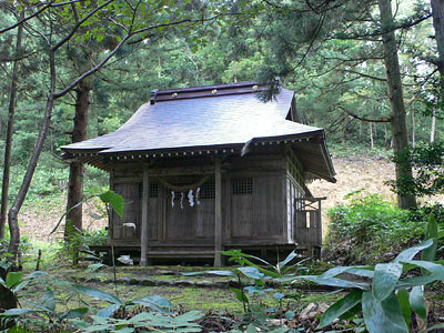 関川村桂の日吉神社社殿