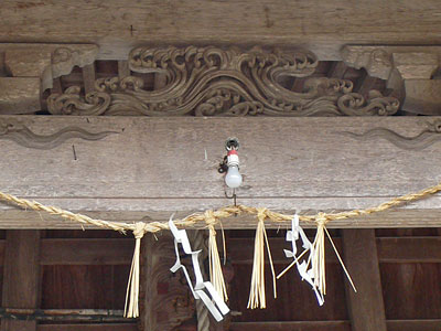 佐渡市三宮の三宮神社拝殿装飾