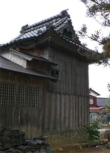 坊ケ浦の熊野神社本殿