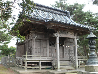 蓮野の厳島神社拝殿