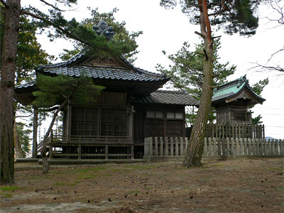 蓮野の厳島神社社殿全貌