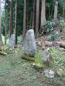 関川村幾地の七社神社境内