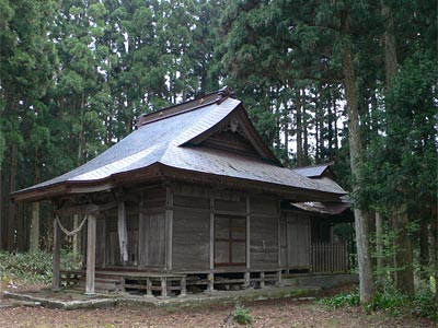 関川村南赤谷の素盞嗚神社社殿