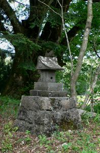 新谷の熊野神社境内石祠