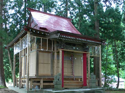 松尾の医王神社拝殿