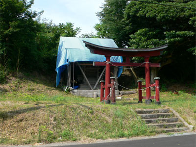 西山町浜忠の諏訪神社
