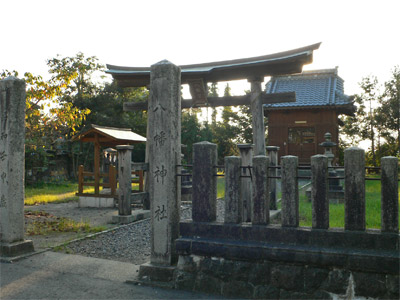 北区大月の八幡神社全景