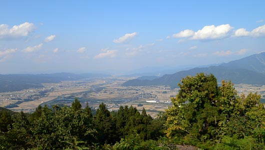 坂戸山山頂からの眺望