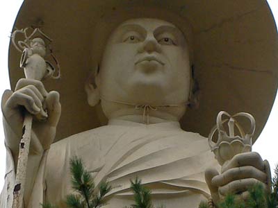 弘願寺の弘法大師像