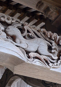 佐渡市和木神社拝殿彫刻