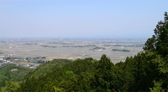 天神山城からの眺望
