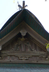 荒川神社拝殿屋根
