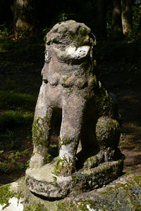 西村八幡宮狛犬（阿像）