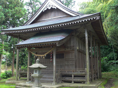 寺泊田尻の田尻神社社殿