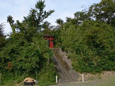 刈羽村枯木の明神社社地