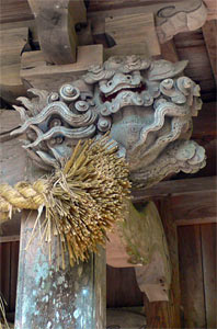 小島谷の鹿島神社拝殿