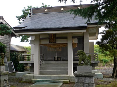 大沼新田の諏訪神社社殿