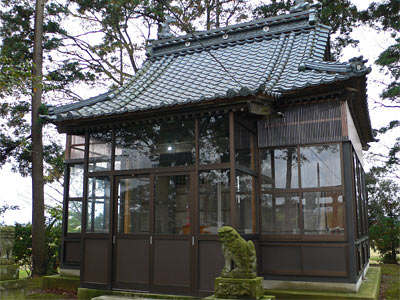 中西の諏訪神社社殿