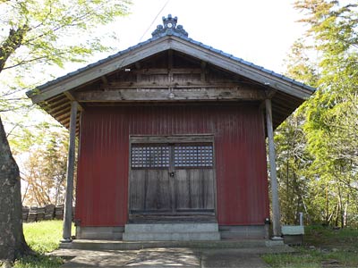 新潟市北区木崎居山の稲玉神社社殿