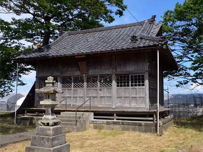 小須戸の北山神社社殿