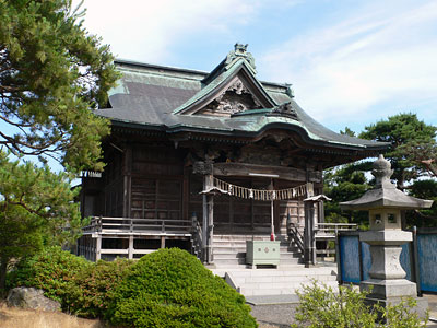 小須戸の諏訪神社拝殿