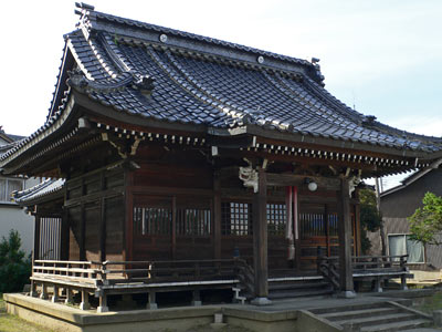 横川浜の八幡宮社殿