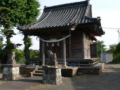 水田の諏訪社社殿