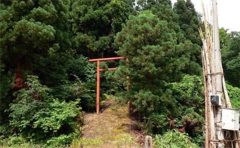 清里村青柳の白山神社