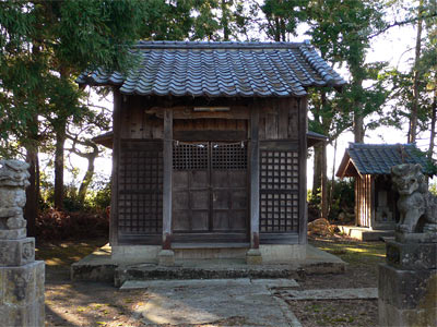 桜林の櫻林神社拝殿正面