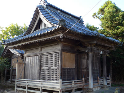 下和納の下和納神社社殿