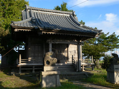安尻の諏訪神社拝殿