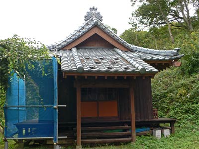 山北町板貝の菅原神社社殿
