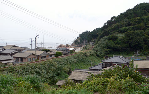 山北町板貝の菅原神社からの眺望