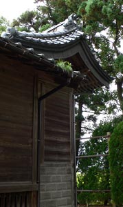 村上市宿田の菅原神社の本殿
