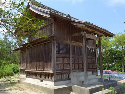 竹島の諏訪神社殿