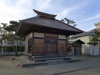 新津田島の神明宮社殿