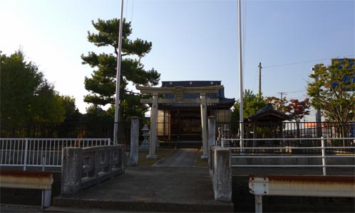 神明赤崎神社社頭