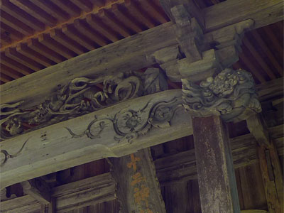 上越市安塚区真荻平の十二神社社殿彫刻