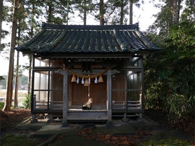 鷲ノ木の白山神社社殿