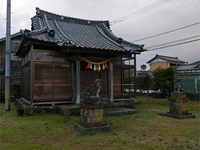 鷲ノ木の神明社社殿