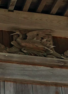 竹野町の日枝社拝殿彫刻