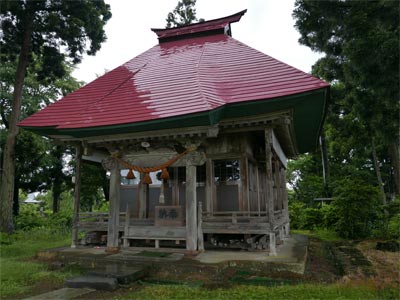 旧吉川町下町の素盞嗚神社社殿