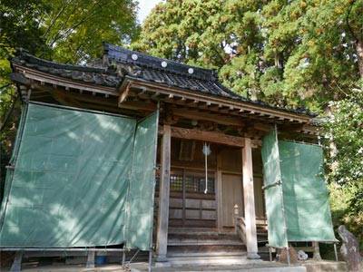 村上市羽下ケ渕の十二所神社社殿