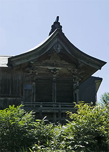 新道の鵜川神社本殿