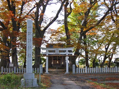 諏訪神社（津島屋）遠景