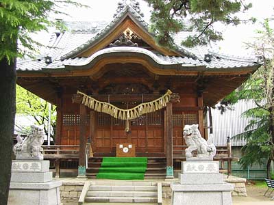 山木戸三柱神社の社殿