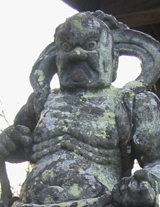 少林寺の仁王像（吽形）