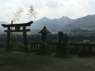 阿南神社境内からの眺望